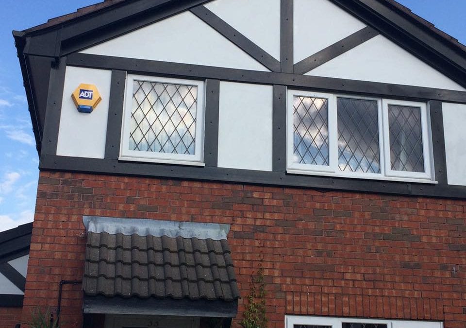 Mock tudor uPVC boarding, Farnworth